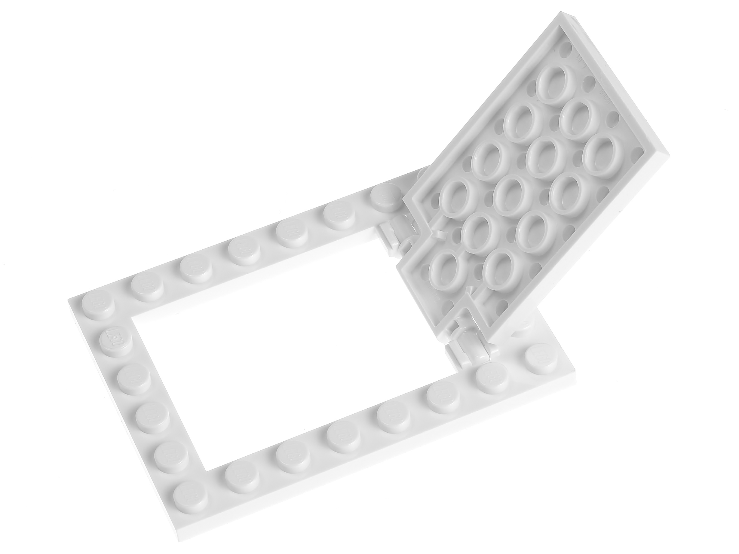 

Lego Płytka z klapką 92099+92107 biała