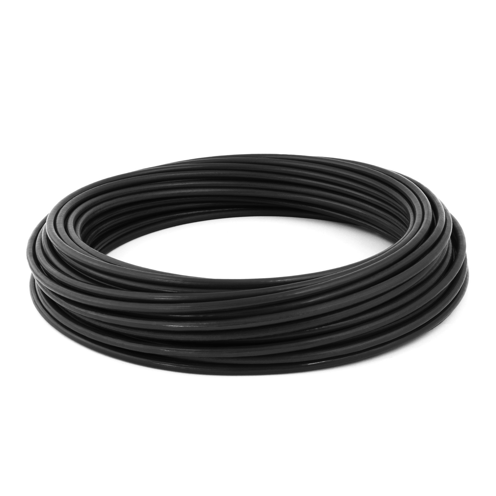 

Lina linka stalowa Pcv czarna 2,5/5mm 1x19 1mb