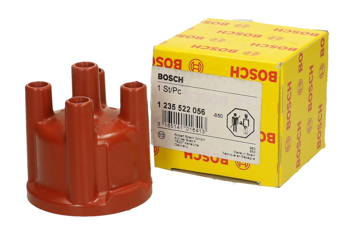 Kopułka rozdzielacza запалювання Bosch 1 235 522 056 Вага продукти з упаковка одиниця вимірювання 2 кг foto 4