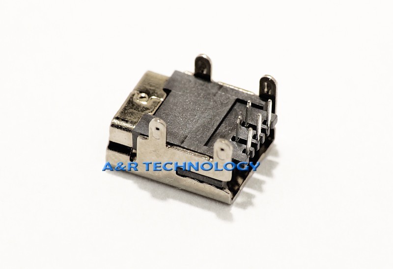 GNIAZDO mini USB TYP B 5+4 PIN ZŁĄCZE KĄTOWE HQ! Marka WeLoveGames