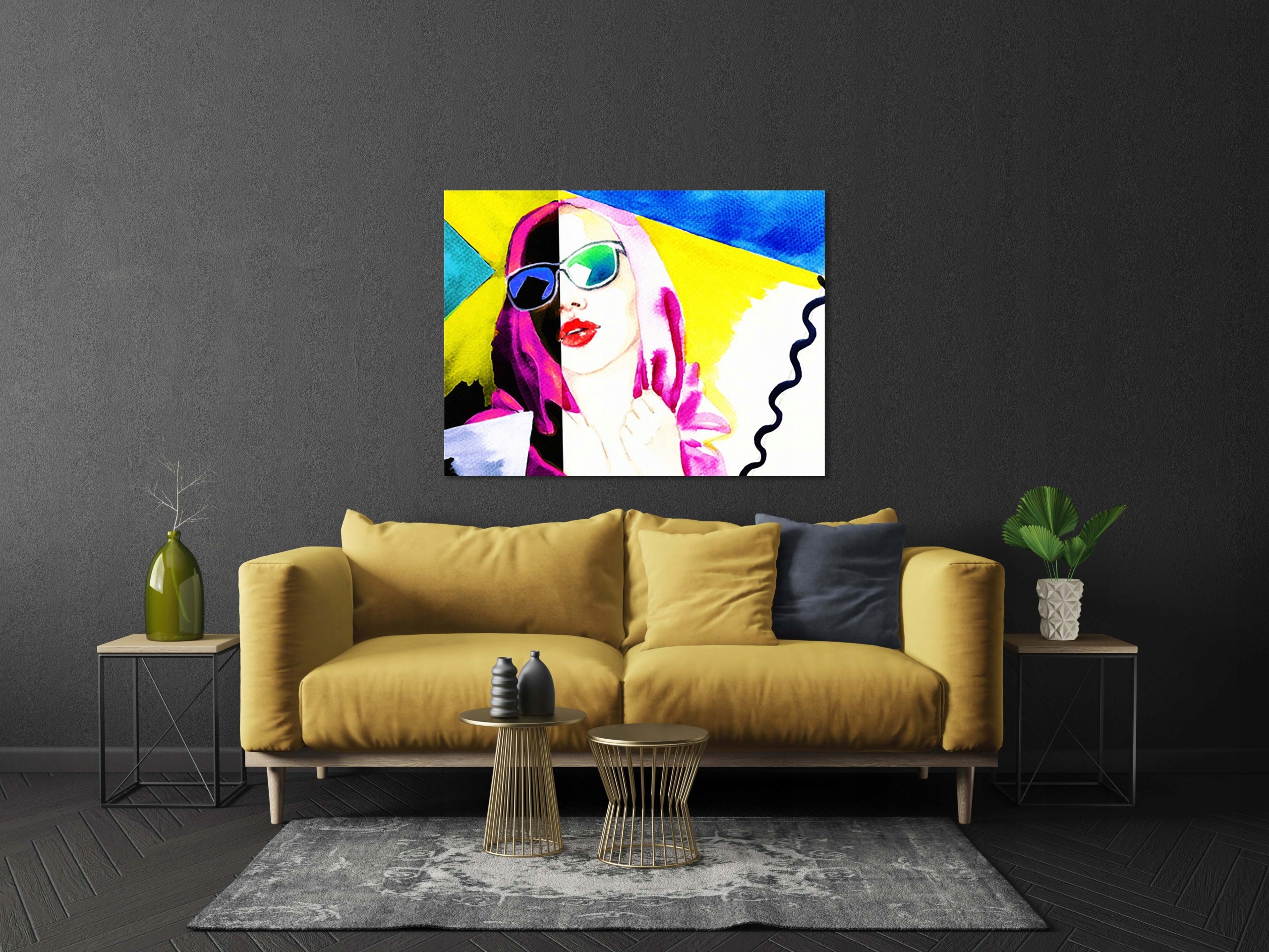 OBRAZ na płótnie ABSTRAKCJA 175556689 120x80 WZORY Marka inna