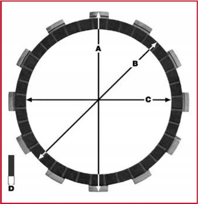 TARCZE SPRZĘGŁA TRW HONDA CRF 150 2007-2013 Producent TRW