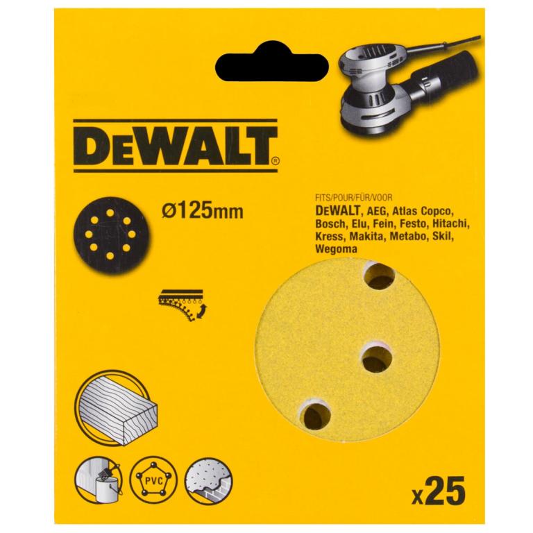 DeWALT DT3111 PAPIER P40 125mm 25ks pre DWE6423