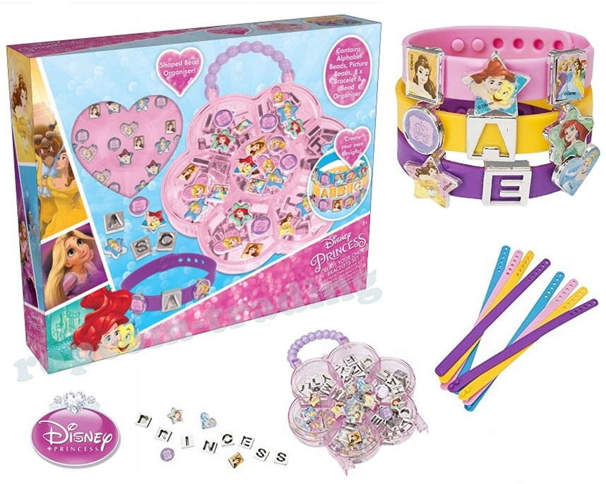 Księżniczki Kuferek Robienia Bransoletek CHARMS