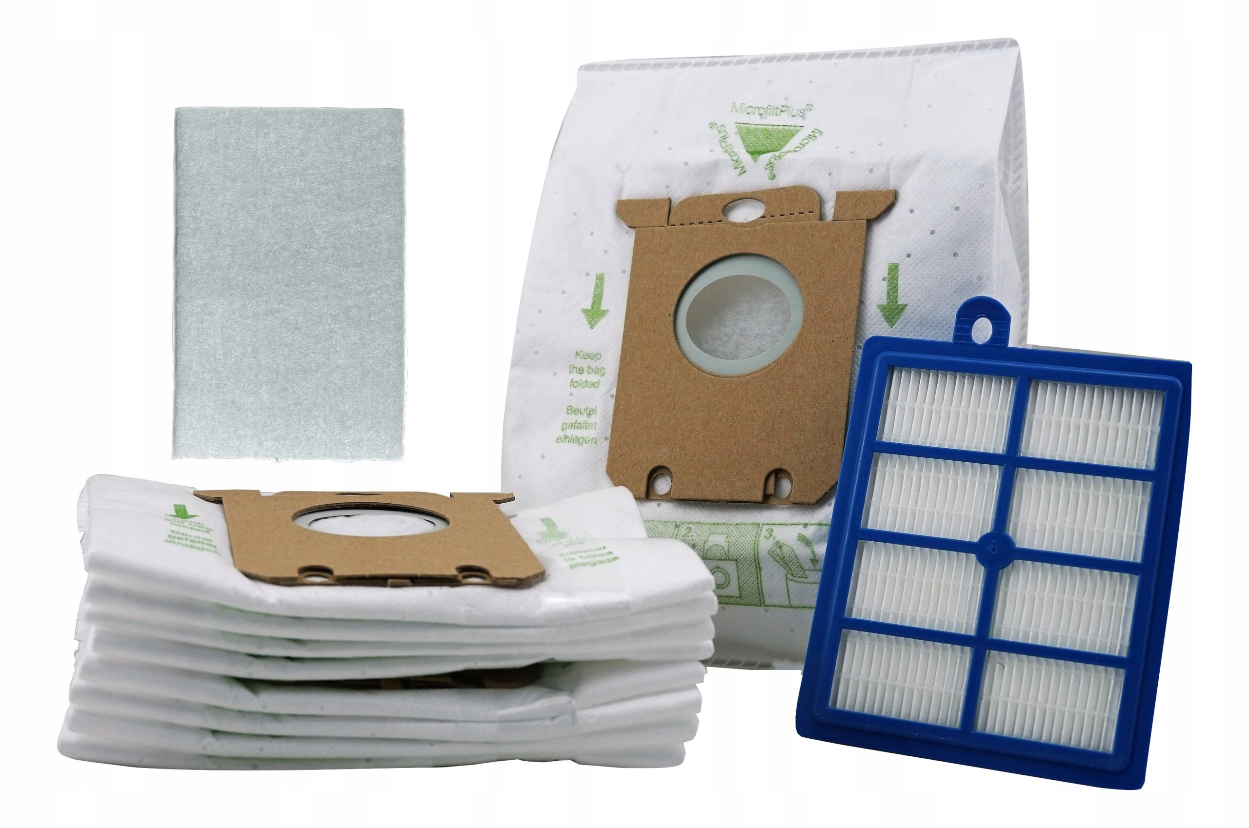 

Worki Do Electrolux ECS54B 10szt Mocne + Hepa+wlot