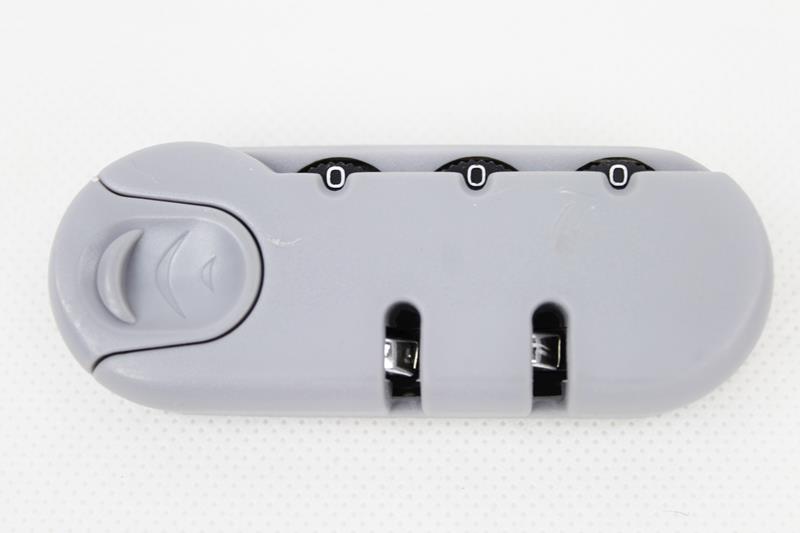 ZAPIĘCIE SZYFROWE ZAMKA SZYFR DO WALIZKI TORBY Kolor szary wielokolorowy inny kolor