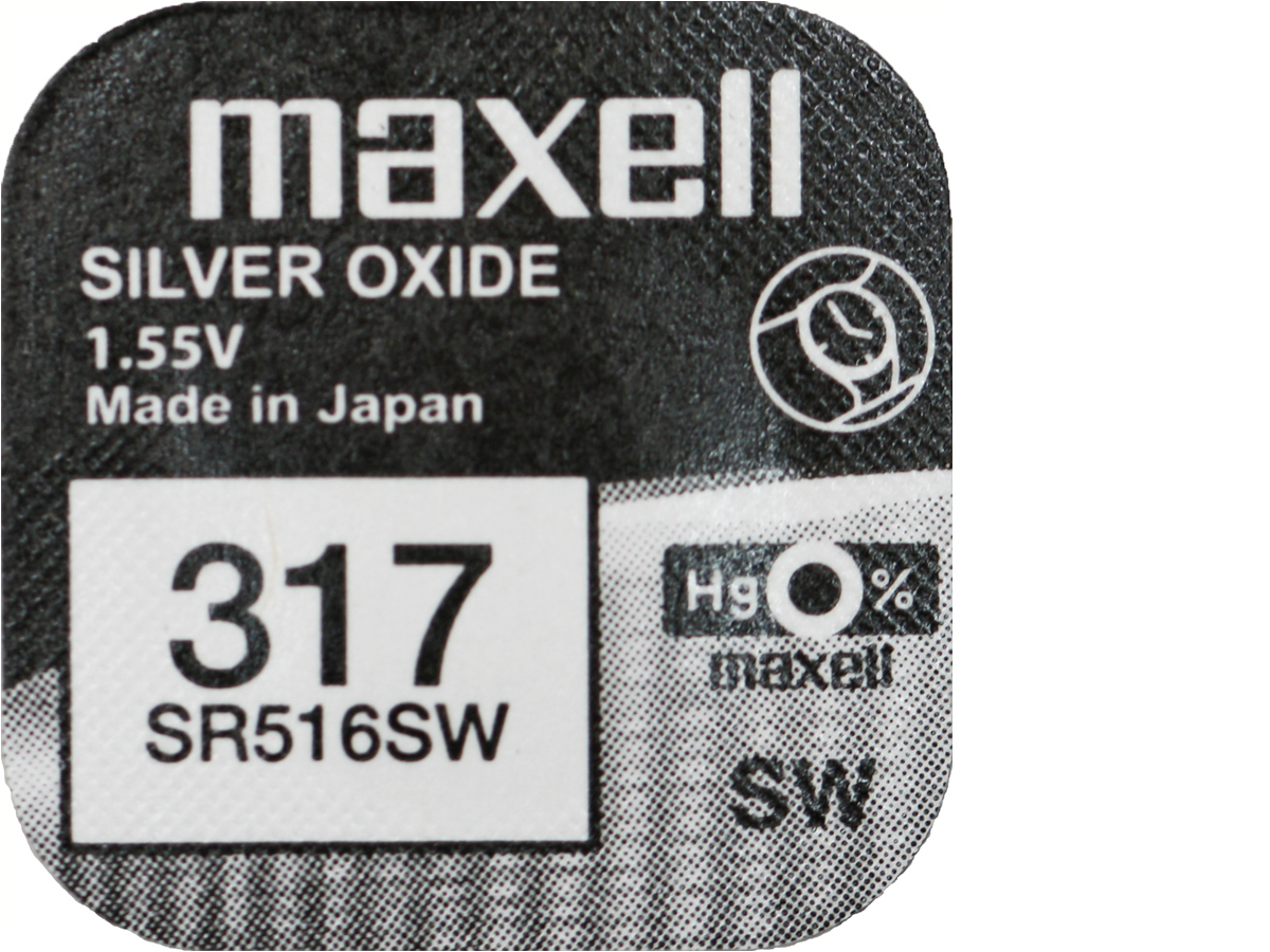

3x Bateria Srebrowa Maxell Sr 516 Sw 317 SR62 V566