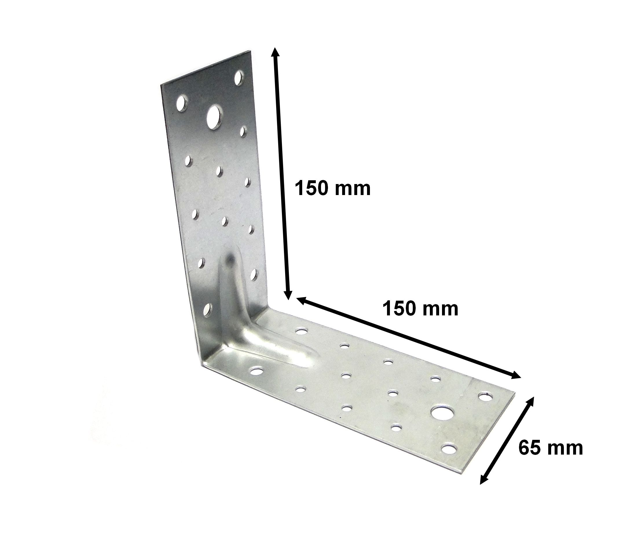 

Kątownik Łącznik Z Przetłoczeniem 150x150x65x2.0