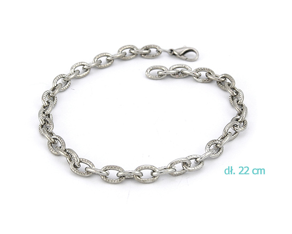 

Łańcuszek Karbowany Baza Bransoletki 22 CM
