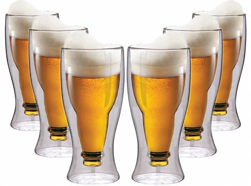 

Kufle Do Piwa Szklanki Termiczne Beer 350ml 6sztuk