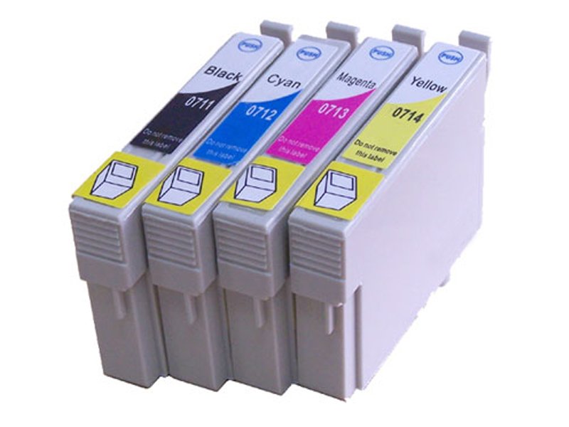 Какие картриджи. Epson tx410 картридж. Epson t0712. Картриджи Epson t0715. Картридж Epson 0711.