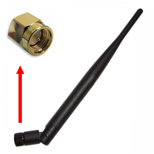 

Antena dookólna 7dBi WiFi Gsm wtyk Sma nie Rpsma