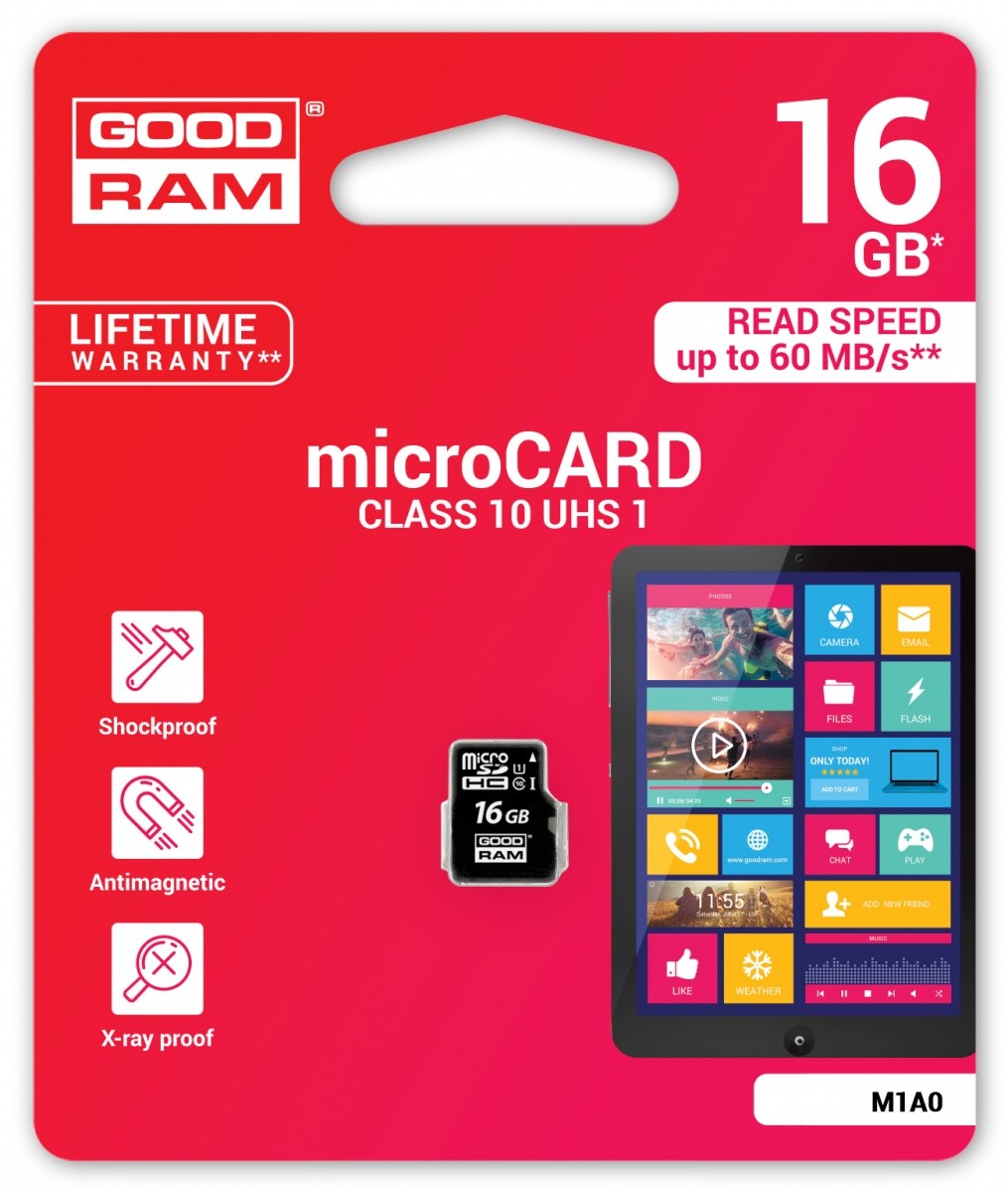 

Karta Pamięci 16GB Micro Sd Goodram Szybka XX7