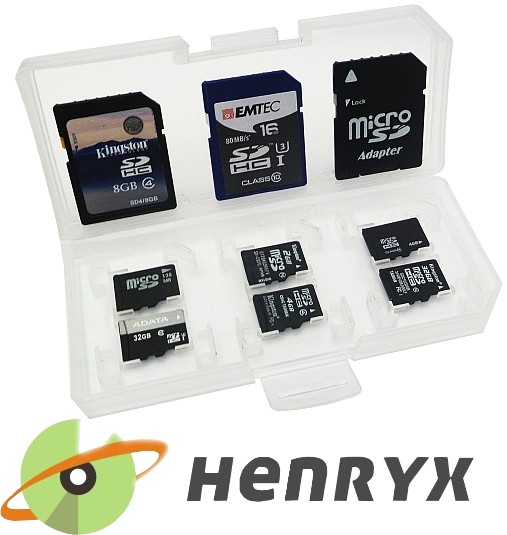 

Mocne Etui na 9 kart Pamięci 3 x Sd i 6 x Micro Sd