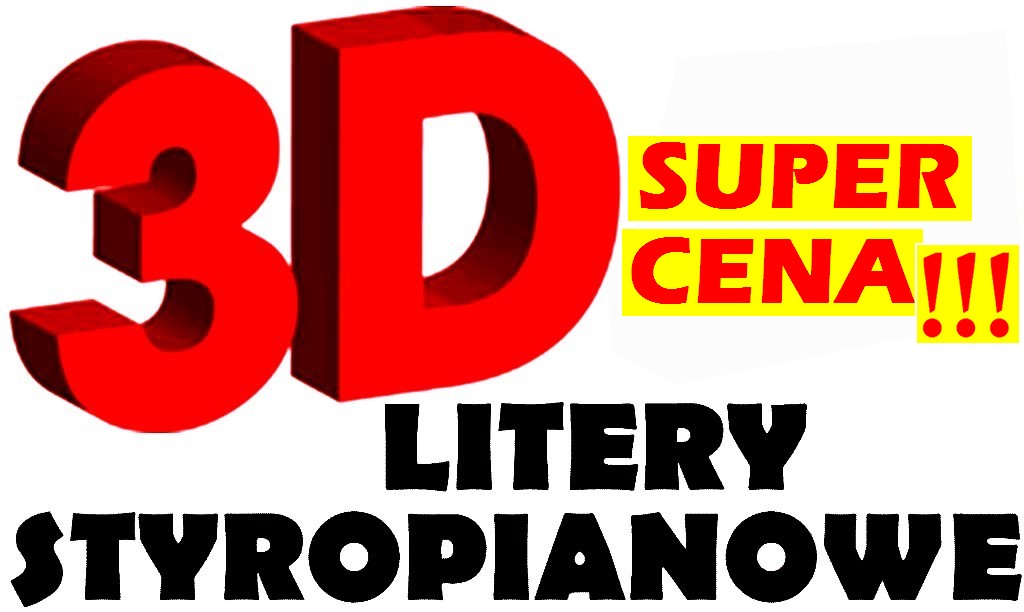 Буквы 3D из ПЕНОПЛАСТА - 20см. СУПЕР ЦЕНА !!!