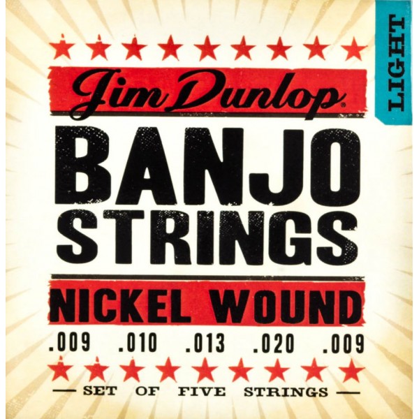 Dunlop DJN0920 struny do banjo 5-strunowego 009