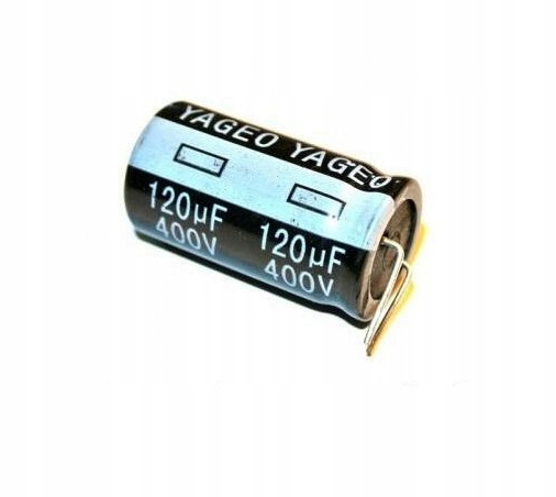 

120uF 400V 105' krępowane Yageo 18x34 _[1szt] #337