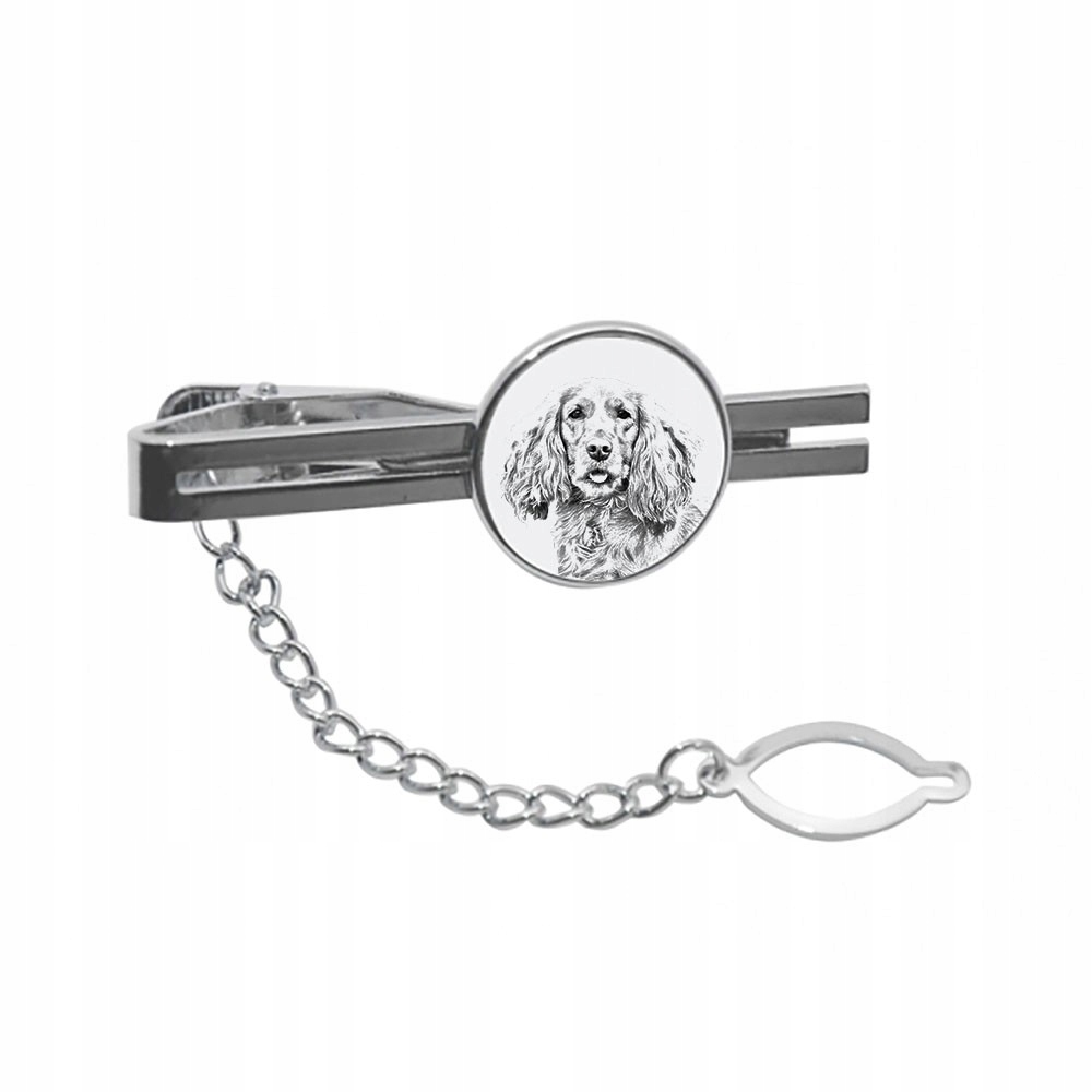 

Cocker Spaniel Spinka do krawata łańcuszek grafika