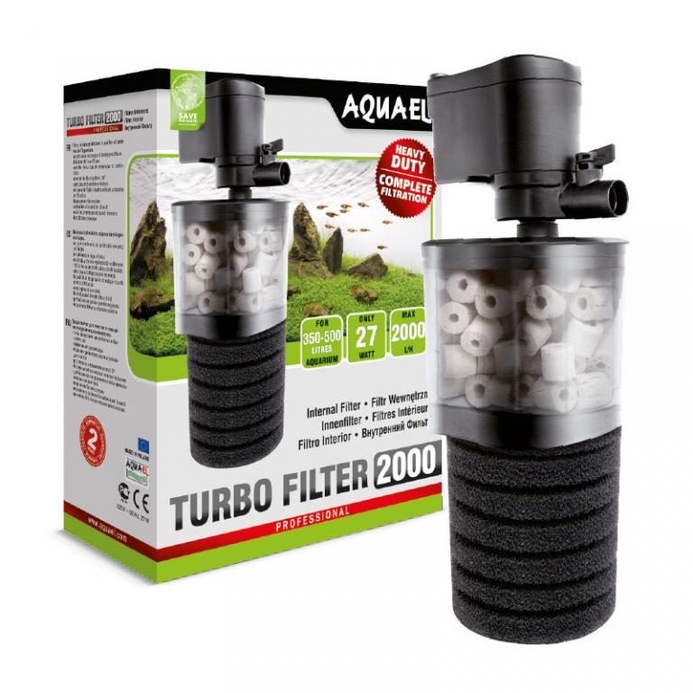 Levně Vnitřní Filtr Pro Akvárium 500L Aquael Turbo 2000 Bonus