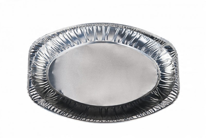 

Patera aluminiowa srebrna catering V2 duża 1szt