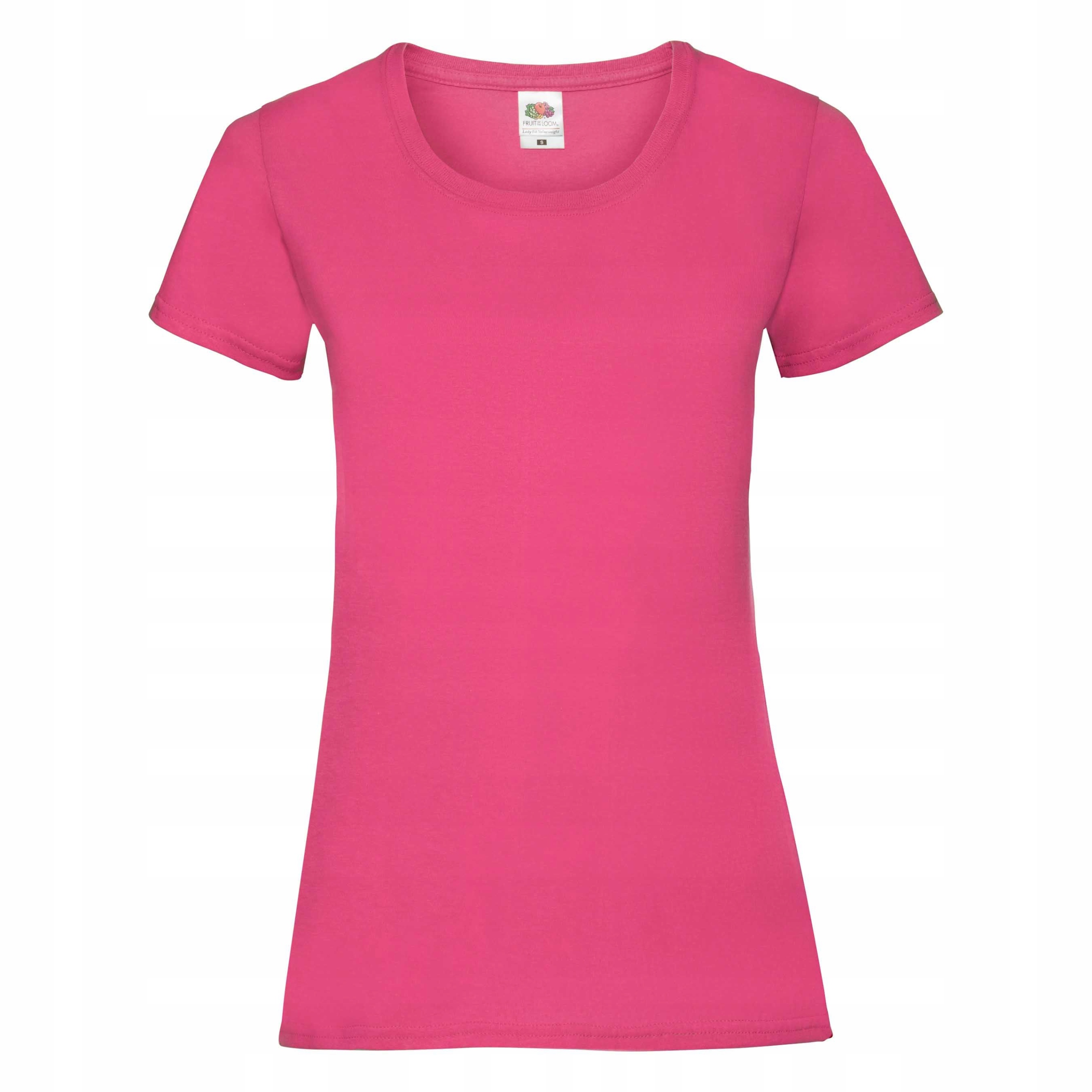 

Koszulka Damska Fruit Of The Loom T-shirt Fuch Xs