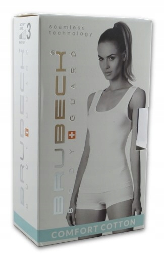 CAMISOLE KOSZULKA BRUBECK ramiączko CM00210A r S Materiał dominujący bawełna