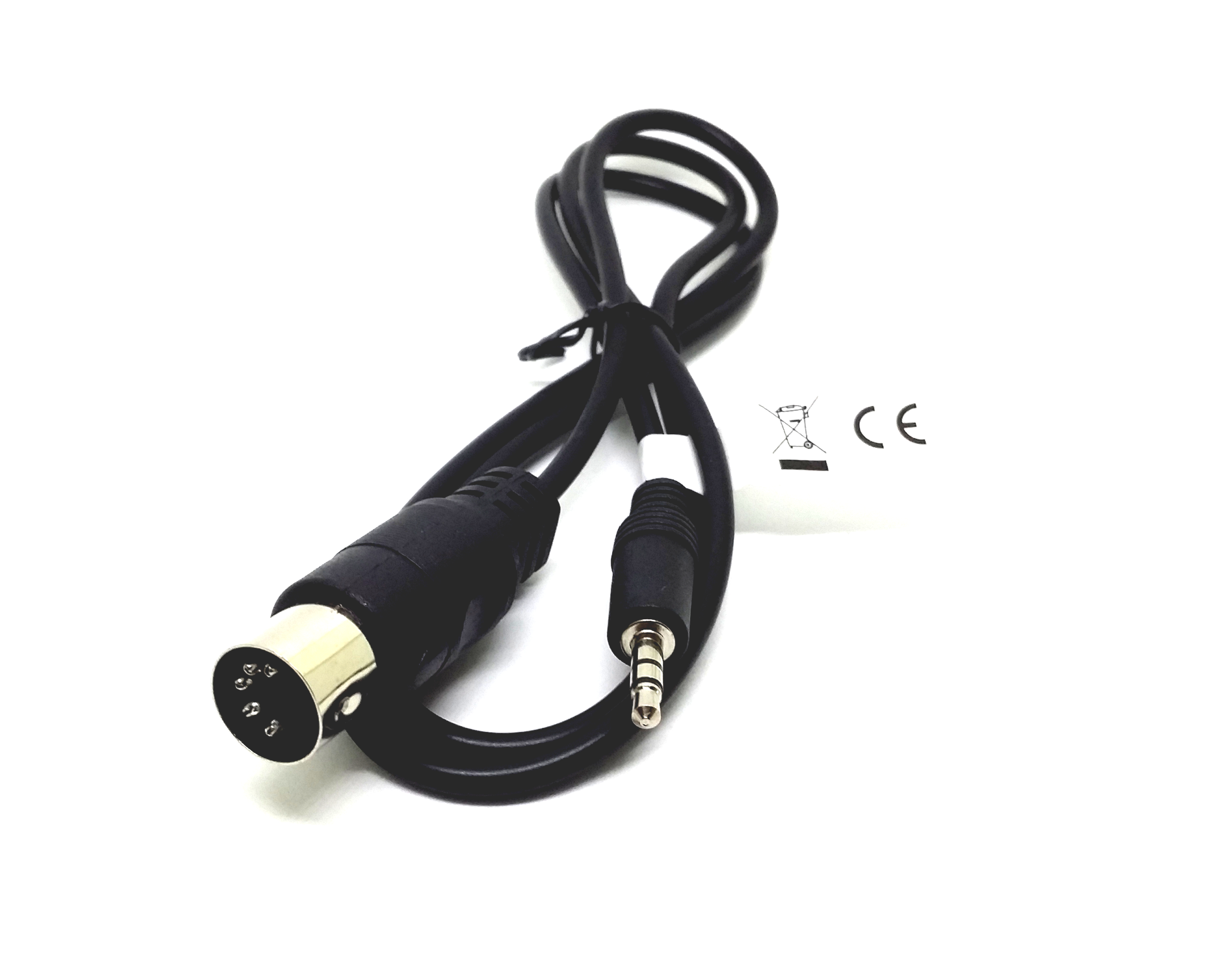 

Przyłącze Din 5 pin na wtyk 3,5mm mały Jack 1m