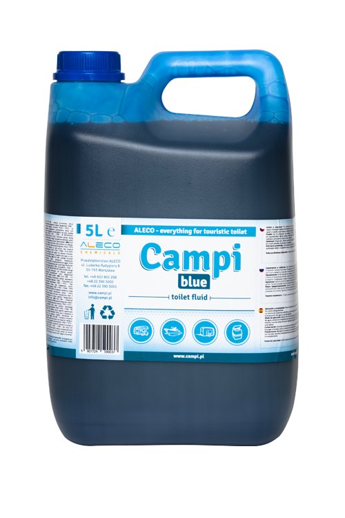 PŁYN DO TOALET TURYSTYCZNYCH CAMPI BLUE 5L PAPIER Rodzaj toaleta turystyczna