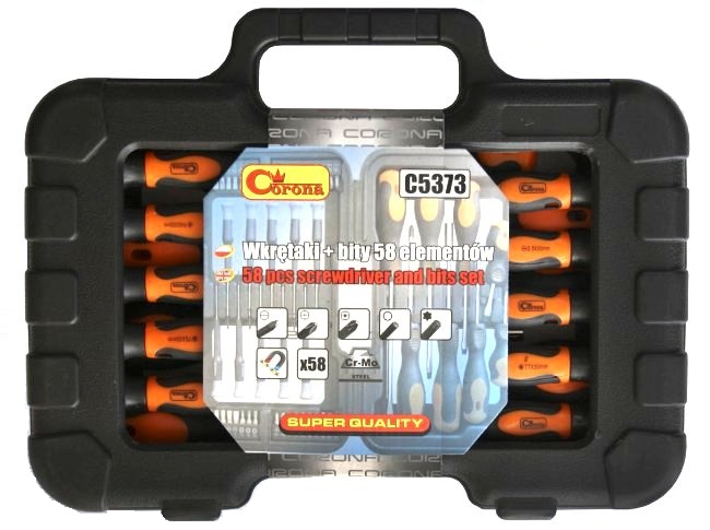 Викрутки викрутки біти набір 58 el C5373 CORONA