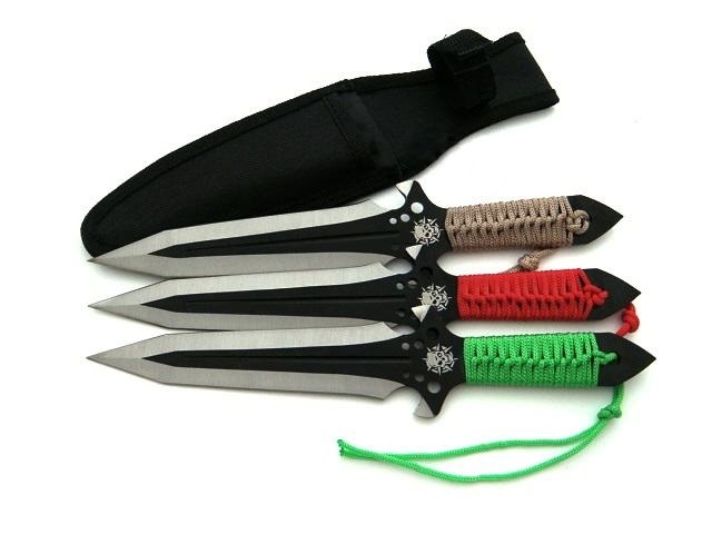 

nóż rzutka shuriken noże do rzucania 3szt. N423