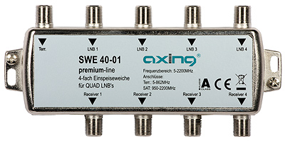 

Sumator Zwrotnisa Swe 40-01 Axing Quad Dvb-t
