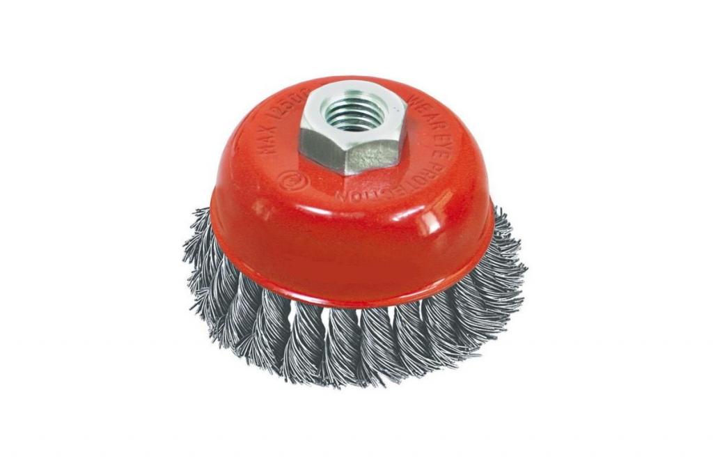 SZCZOTKA DRUCIANA DOCZOŁOWA Z DRUTEM SKRĘCANYM M14 100mm Kod producenta CON-ASD-1410