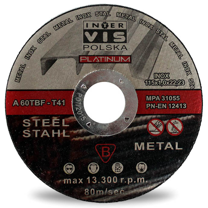 

Tarcza Do Cięcia Metalu Tarcze 115x1 I-V Platinum