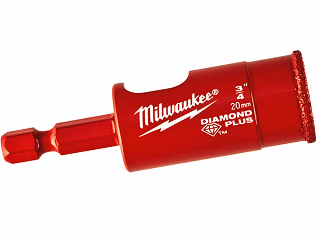 

Wiertło Diamentowe Milwaukee 20 mm otwornica gres