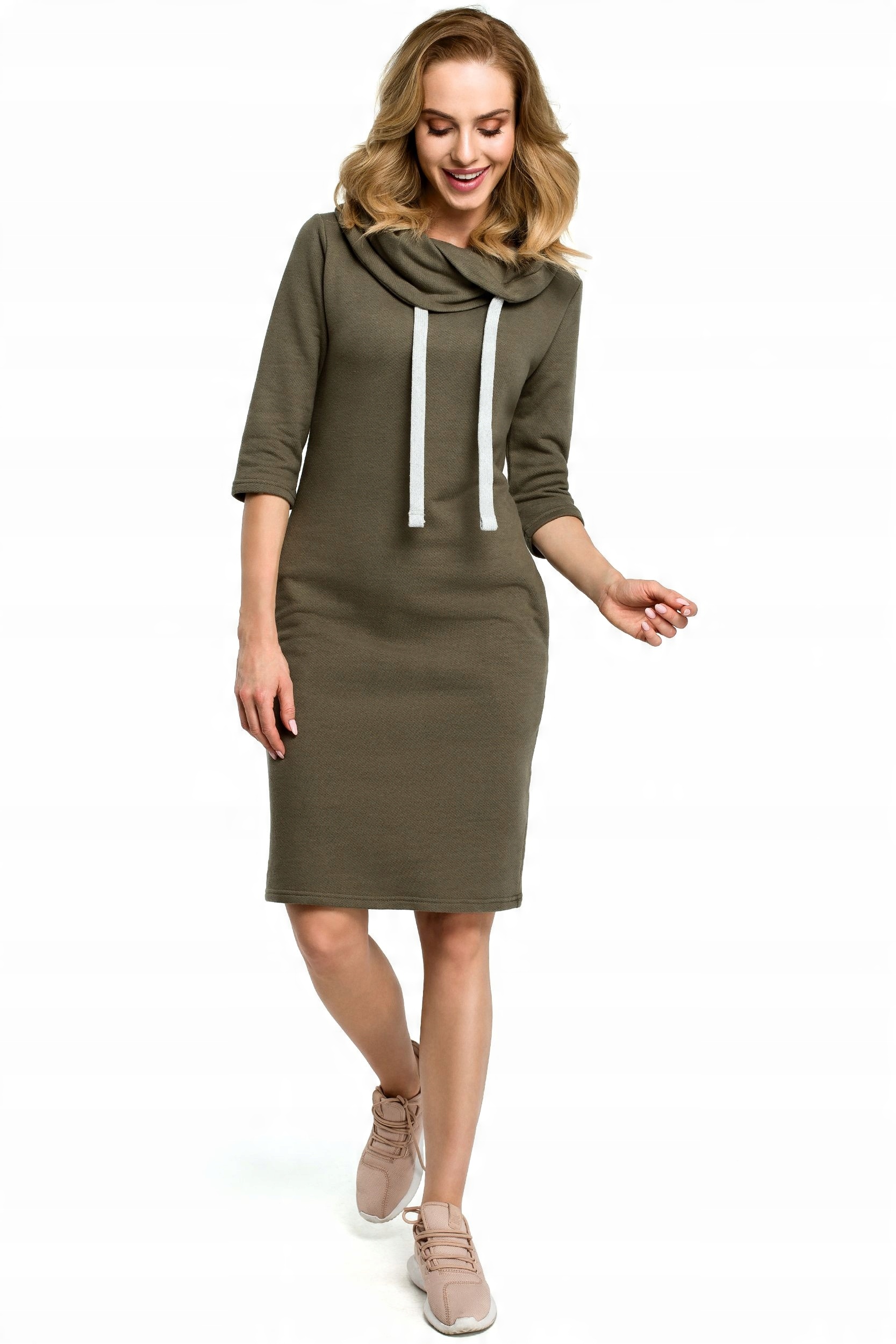 

M391 Sukienka - khaki 40 | L
