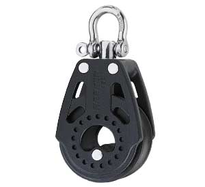 Harken karbonový blok 2636 s obratlíkem, průměr 40