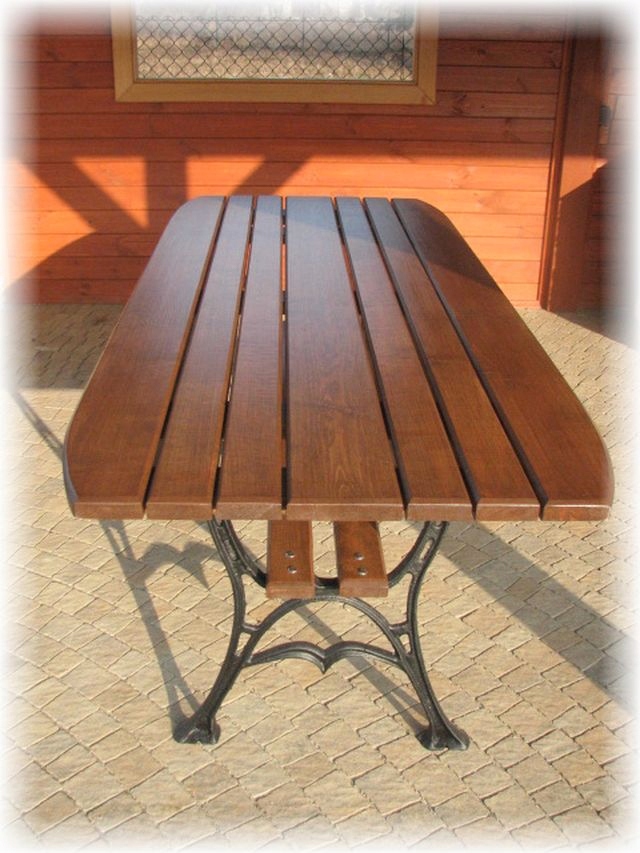 DREWNIANY STÓŁ OGRODOWY MEBLE OGRODOWE 180CM S5 Rodzaj stół