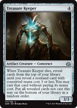 Mtg 2x Treasure Keeper (Uncommon)
