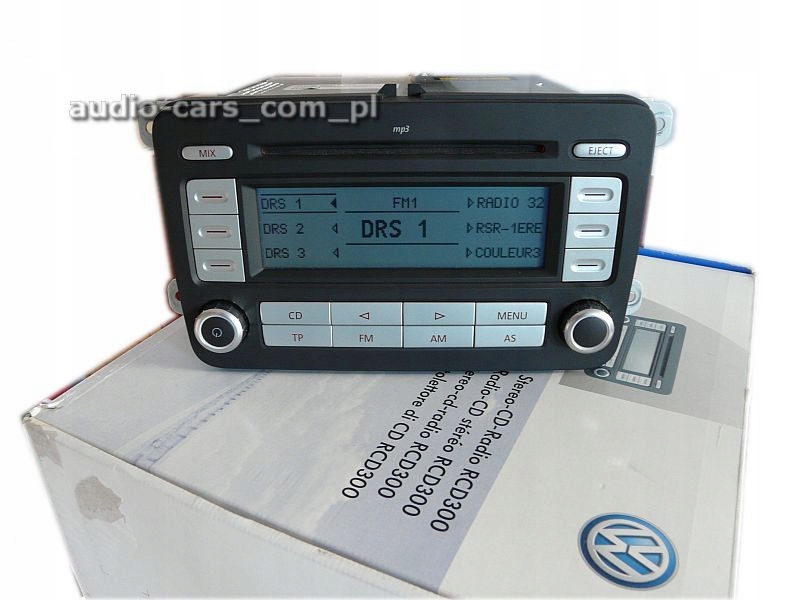 RADIO RCD300 MP3 GOLF V PASSAT CC TIGUAN SCIROCCO Typ samochodu Samochody osobowe Samochody ciężarowe Samochody dostawcze