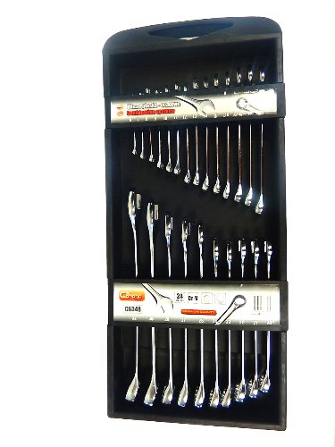 KLUCZE OCZKOWO PLASKIE 6 32mm KASETA C6348 GRATIS