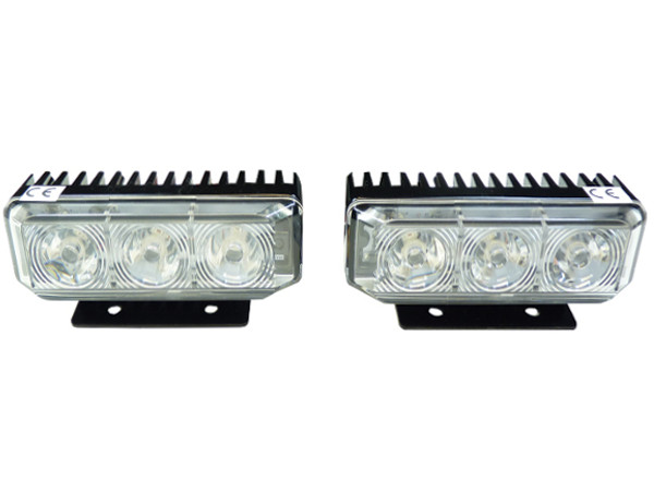 3 11 - Набір з 2 світлодіодних миготливих півнячих сигнальних ламп 12 в 24 в