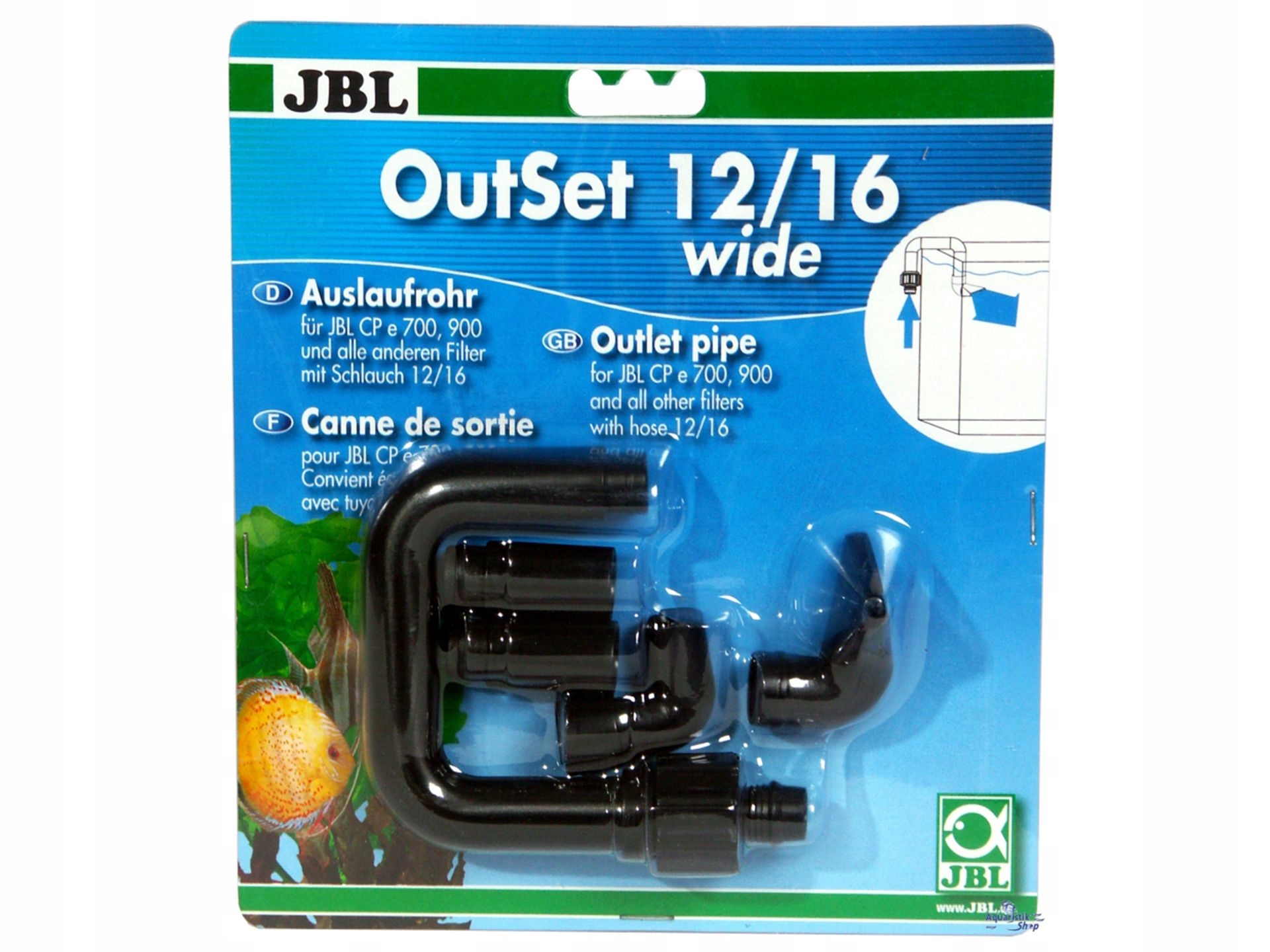 

Jbl OutSet Wide wylot na wąż 12/16mm e700-e901