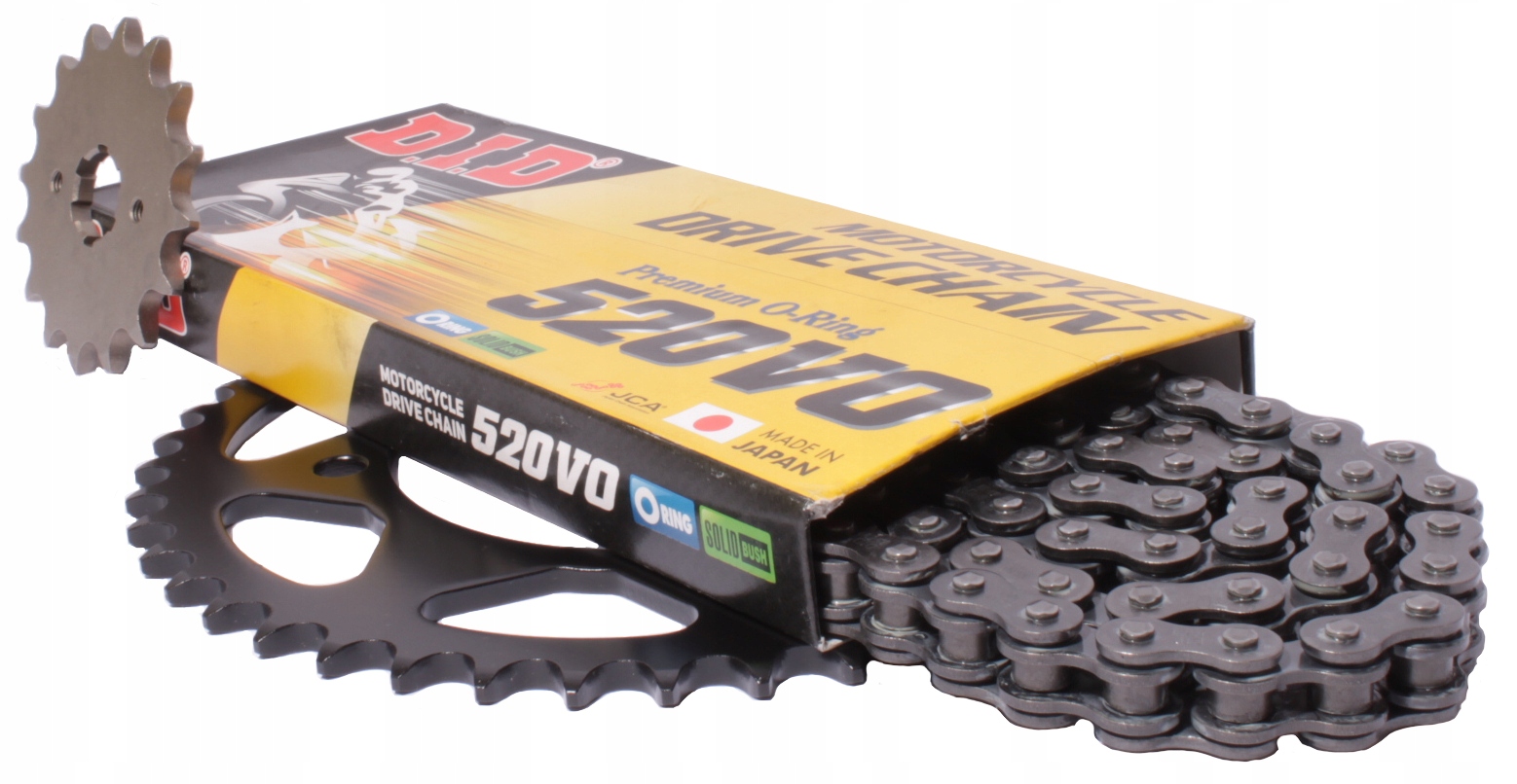 Sada pohonu Honda XL 125 Varadero Ozubení Řetěz DiD O-Ring