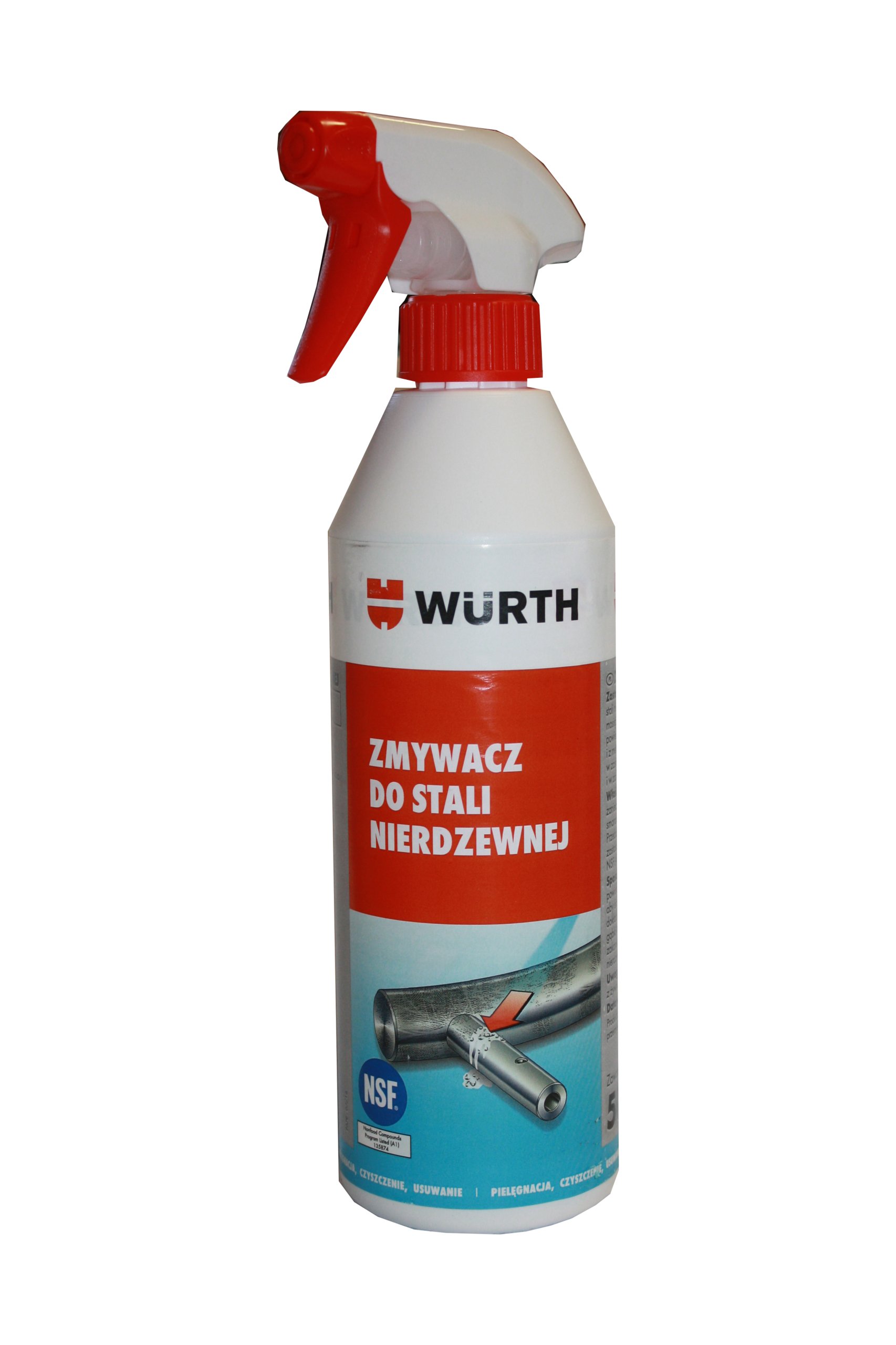 

Zmywacz Do Stali Nierdzewnej Inox Chromu Wurth