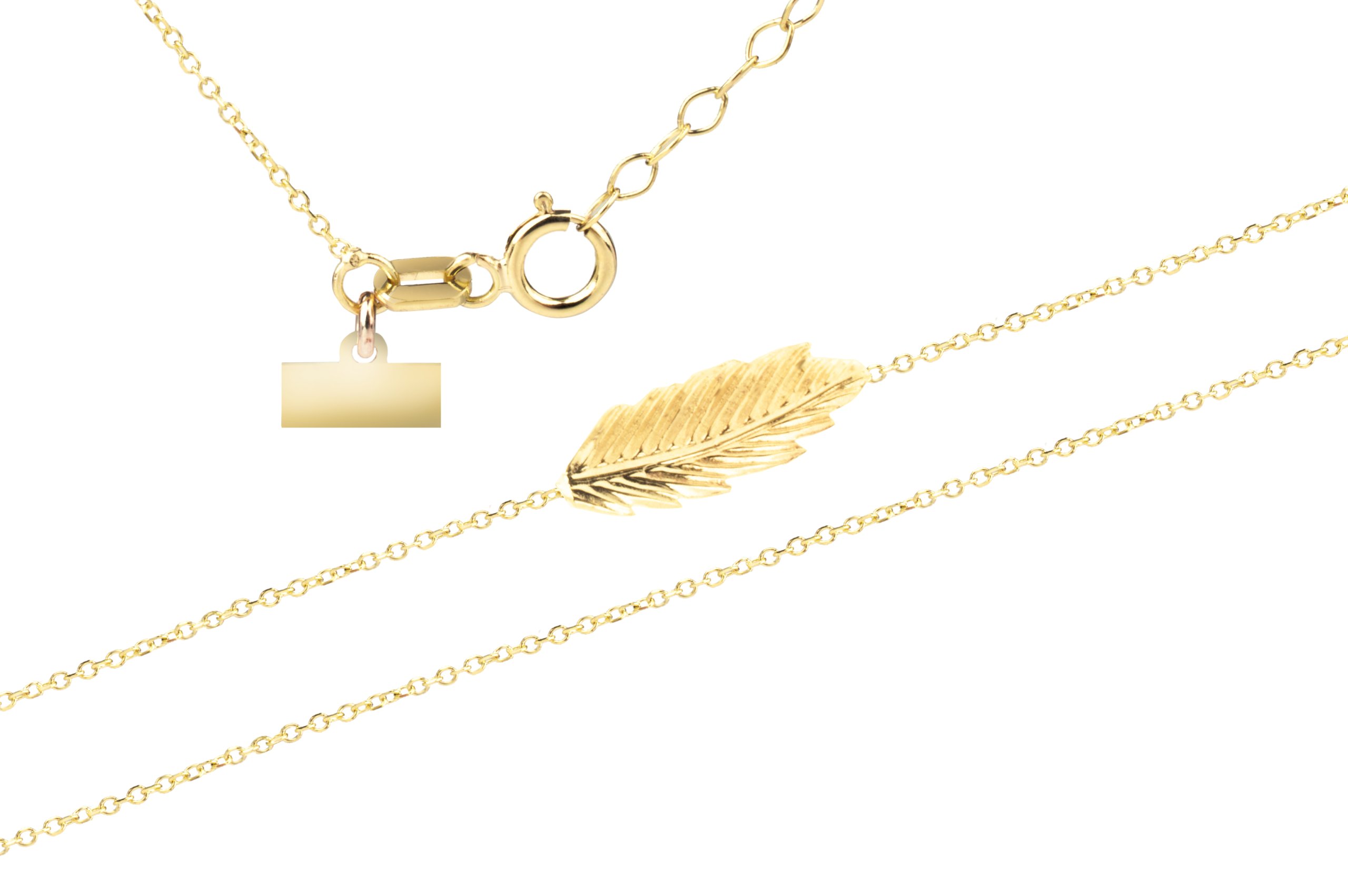 

Złoty Naszyjnik Gwiazd Celebrytka 333 Piórko