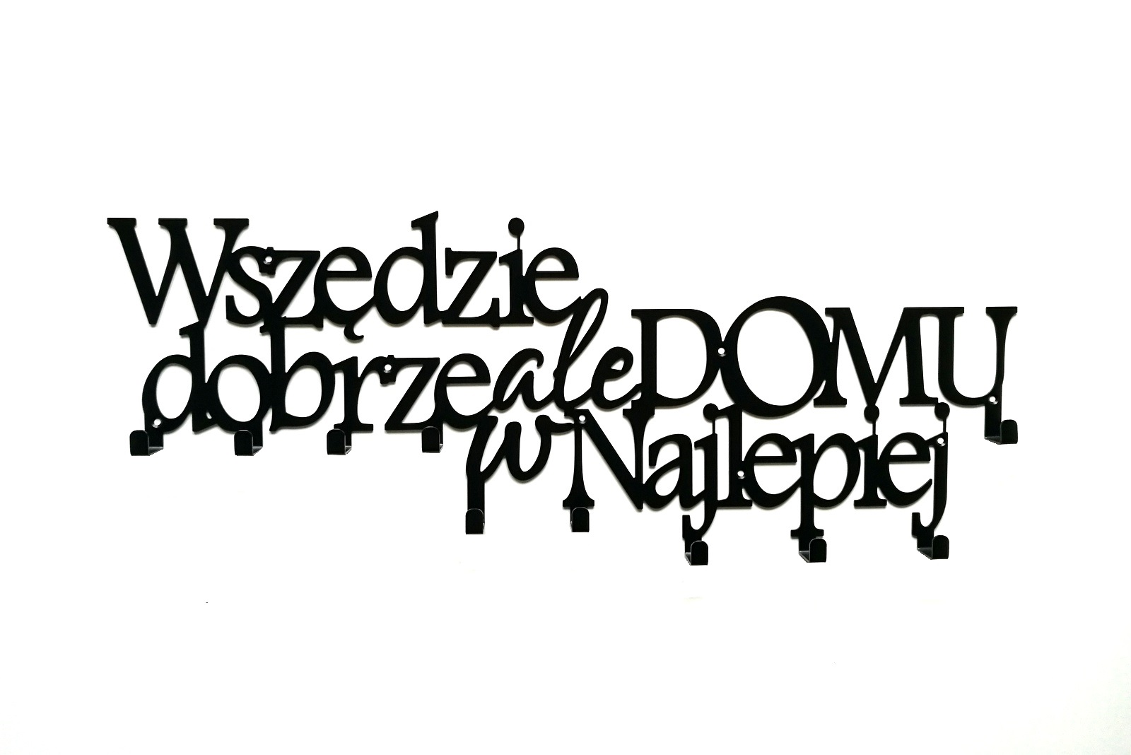 

Wieszak na ubrania klucze 7kolorów Wszędzie Dobrze