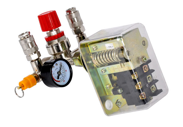 Wyłącznik ciśnieniowy presostat reduktor 2 zegary 400V GEKO G80324 EAN (GTIN) 5901477125690