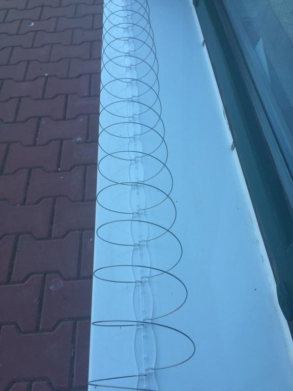 SPIRALA NA PTAKI PRZECIW PTAKOM TYP C KOLCE SKUTECZNE PRZED GOŁĘBIAMI Marka JACOPIC