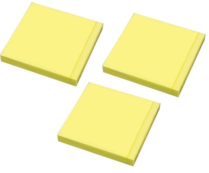 

3-PAK Notesiki Samoprzylepne 50x40mm 3x100 kartek