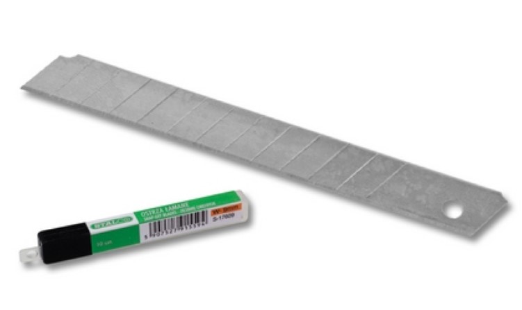 

Ostrza Do Noża Nożyki Wkłady 18mm 10szt S-17618